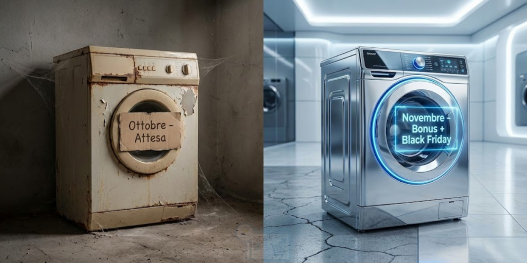 Bonus Elettrodomestici Black Friday: "congelamento dei budget", che ha svuotato i carrelli di ottobre per riempirli artificialmente a fine novembre.