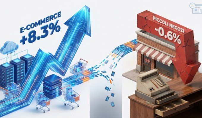 Istat: Novembre 2025 +8,3% per l'e-commerce