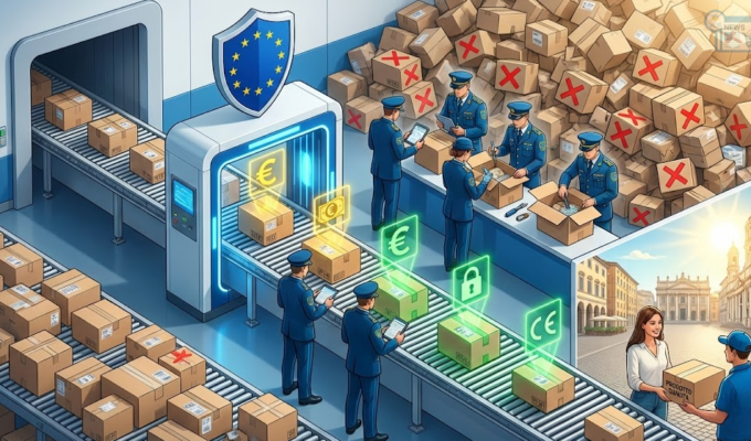 Pacchi extra-ue controllati dalla dogana