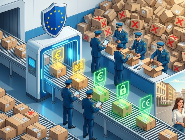 Pacchi extra-ue controllati dalla dogana