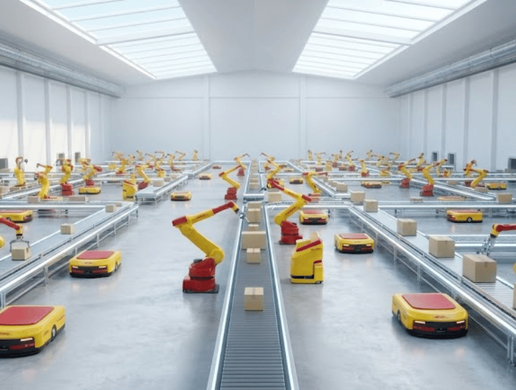 rOBOT IN AZIONE IN dhl