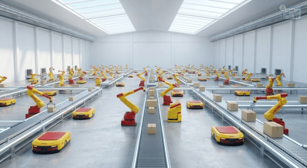 rOBOT IN AZIONE IN dhl