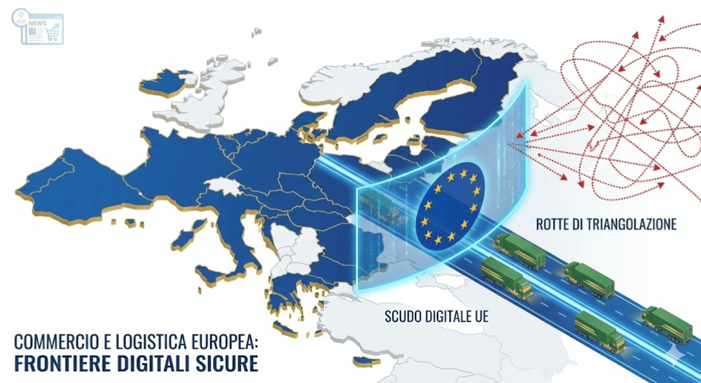 Scudo che blocca i pacchi extra-eu