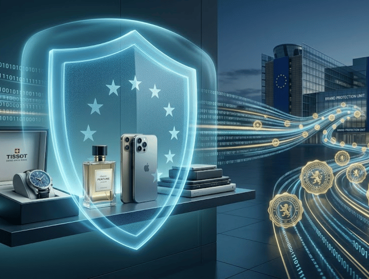 Rappresentazione della protezione dei marchi e della lotta alla contraffazione nell'Unione Europea tramite il Digital Services Act