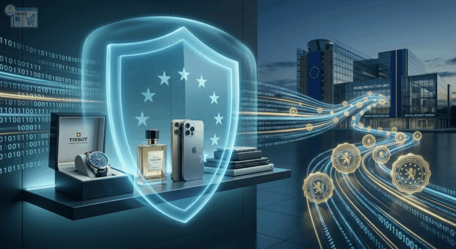 Rappresentazione della protezione dei marchi e della lotta alla contraffazione nell'Unione Europea tramite il Digital Services Act